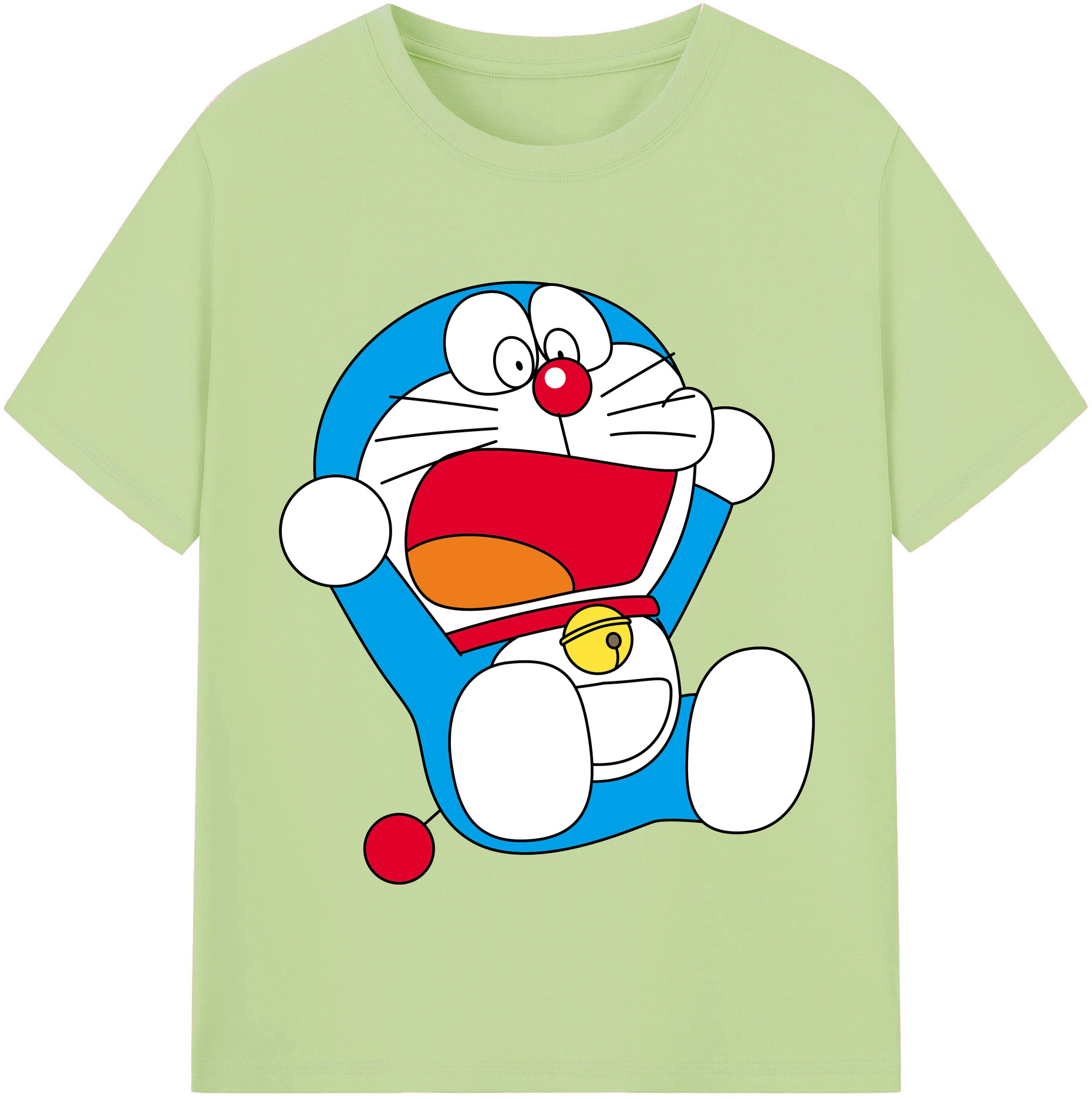 （画像用） ドラえもん Doraemon 綿100％半袖Tシャツ（フロントプリント）